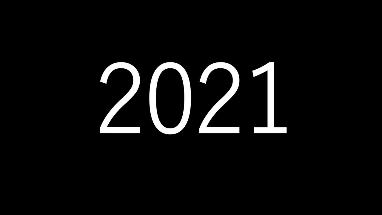 2021 animación de texto gráficos de movimiento