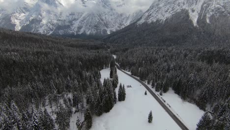 dolomites 4k cinematic aerial footage - in the |italian alps