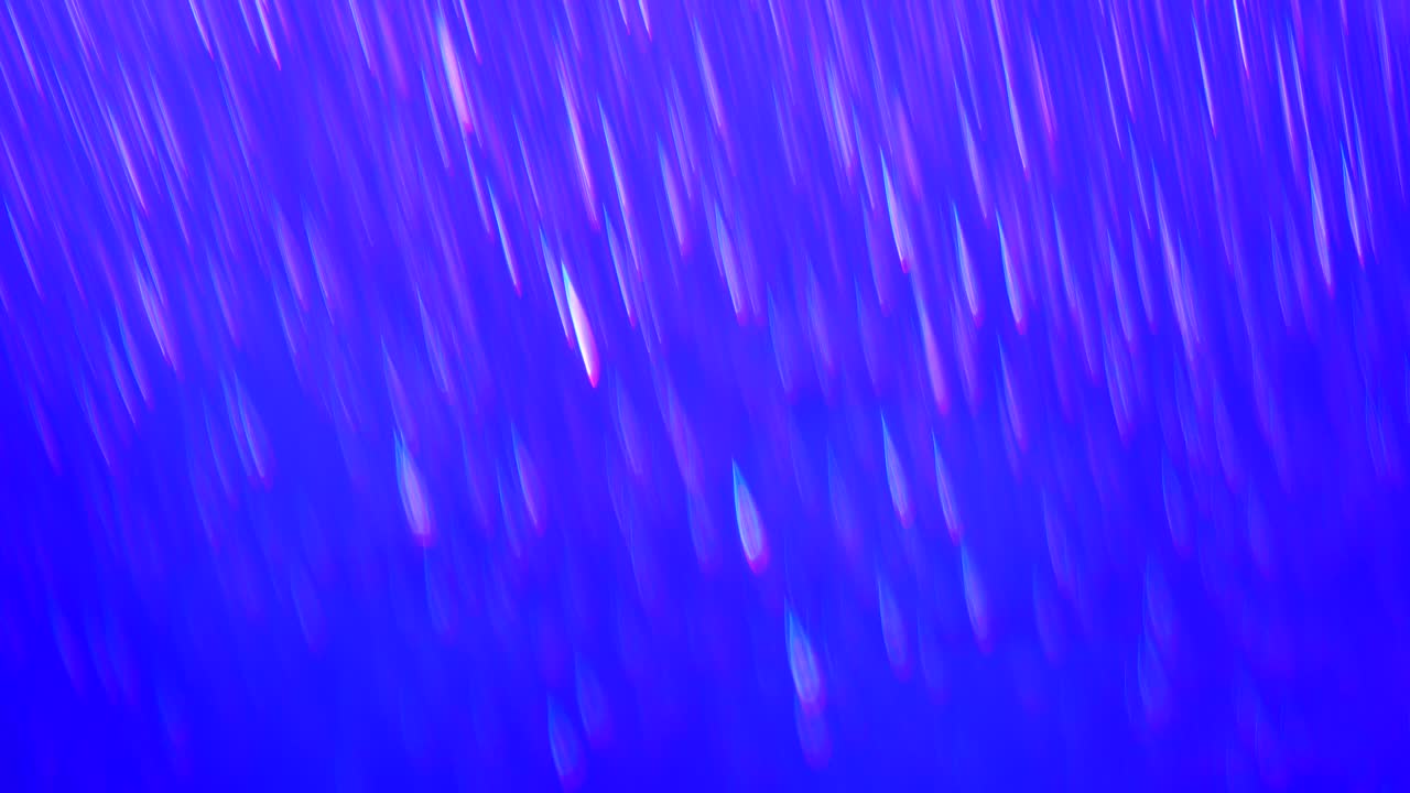 산소 기계에서 분해 된 색상 공기 거품. 추상적인 분해 된 보케 배경.