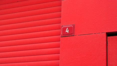 red building with number 4