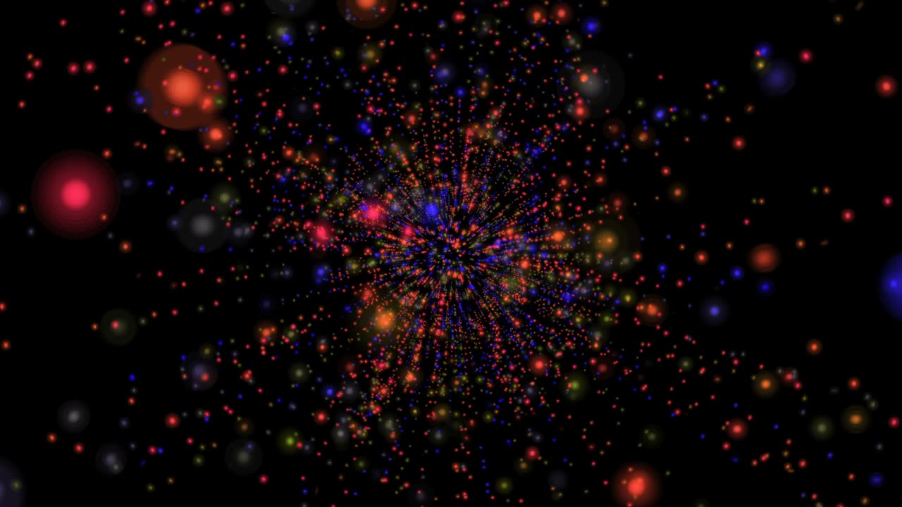 추상적인 입자, 은하, 별