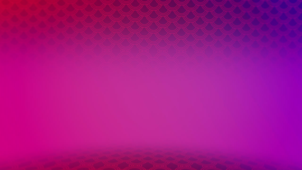 Moderní geometrický vzor na červeném přechodu