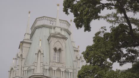 detailed view of a historic building