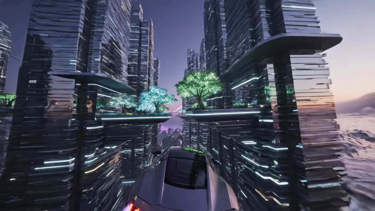 Futuristic City Drive