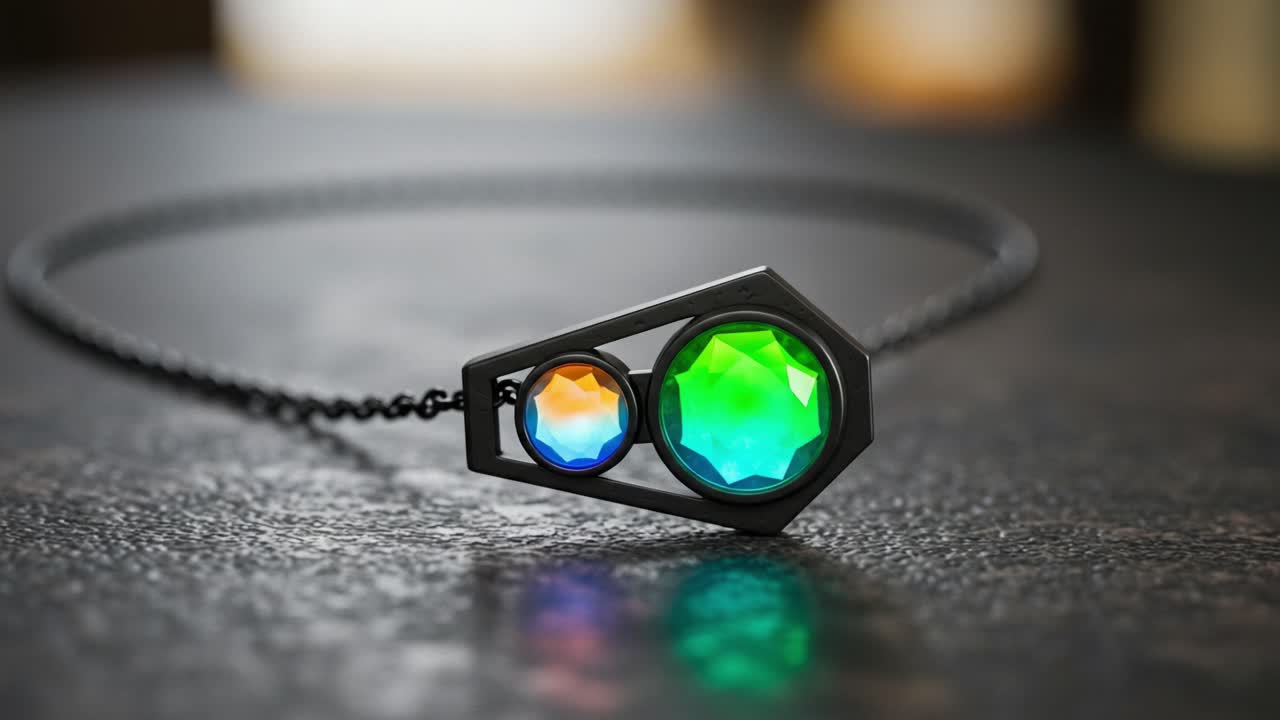 A Stunning Pendant with Multi-Colored Gemstones Showcasing an Intricate Design, Perfect for Adding Elegance to Any Jewelry Collection or Special Occasion