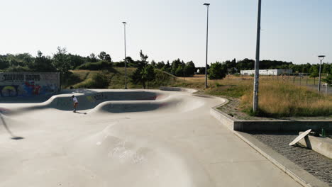 Extreme-Sports-for-Seniors:-Old-White-Male-Conquering-a-Surf-Skate-in-Germany