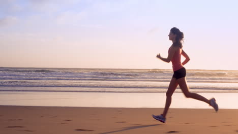 running woman outdoors exercise