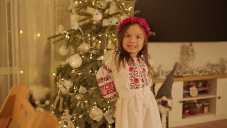 mother and daughter preparing for christmas celebration