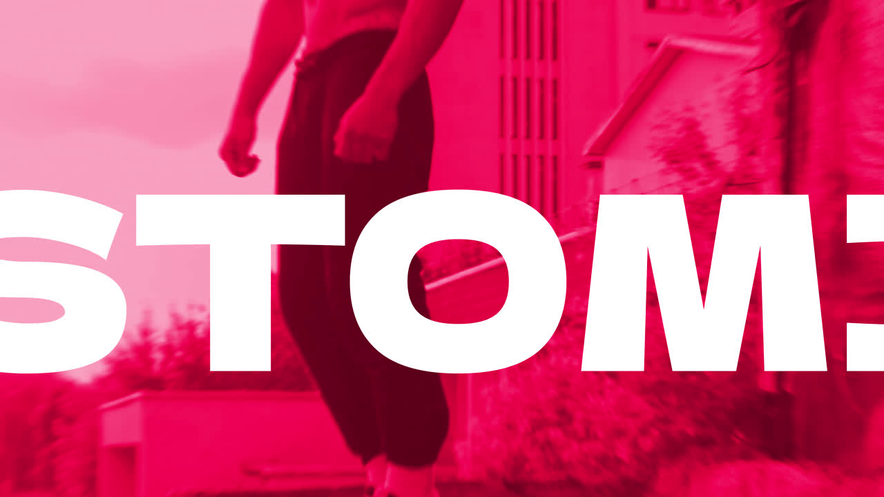 Vibrant urban scenes with graphic design and street art