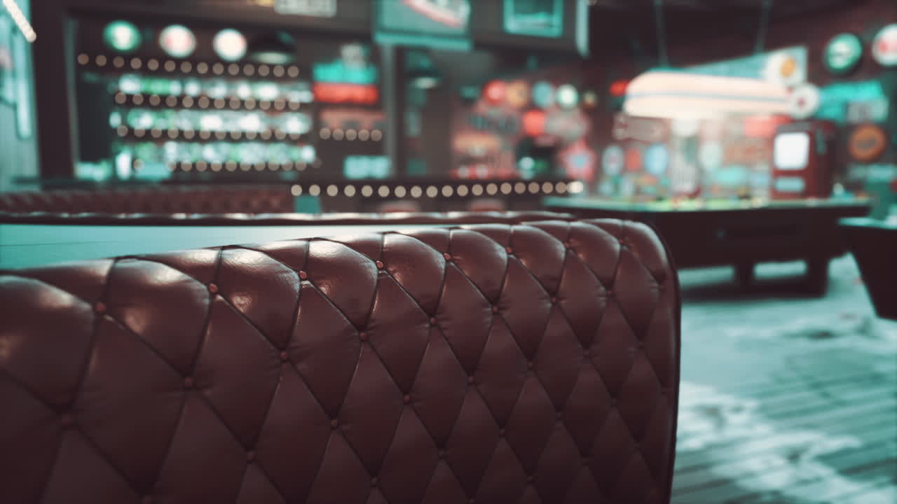 코로나바이러스 코로나19와 빈 작은 지역 바와 레스토랑