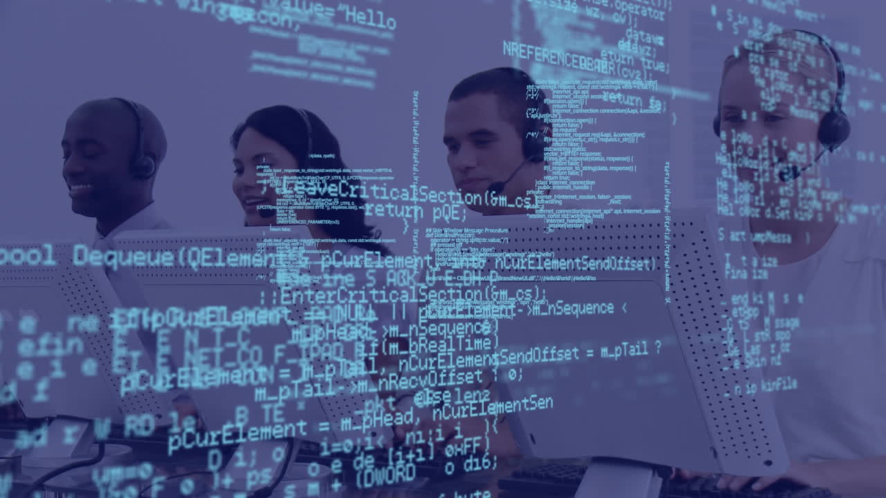 procesamiento de datos y oficina ocupada