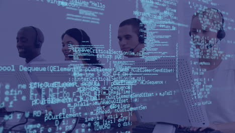 elaborazione dei dati e ufficio affollato