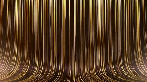 Abstract-golden-moving-line-streaks-background,-luxury-golden-particle-stripes,-elegance-backdrop-for-VJ,-ceremony-and-stage-show-performance