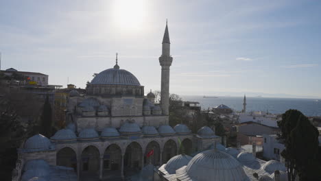 istanbul mosque aerial view