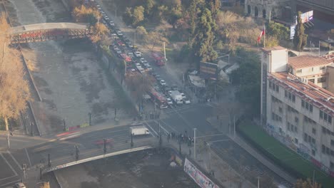 morning timelapse in santiago chile