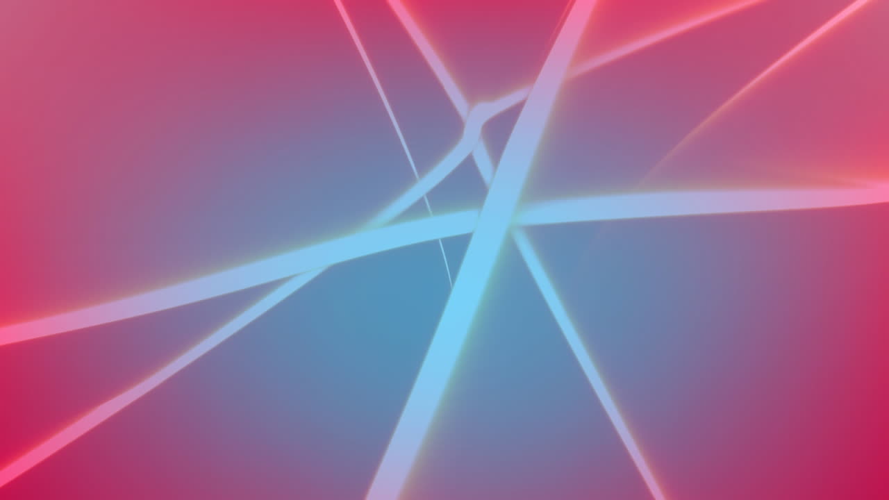 Digital animation of digital waves against blue and pink gradient background
