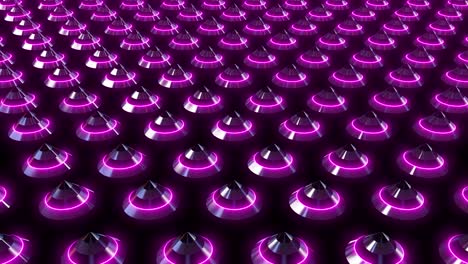 abstract neon spikes pattern