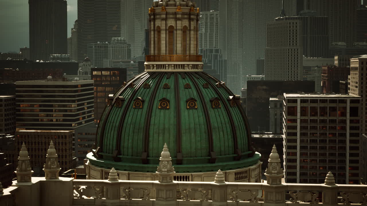 посмотрите на внушительное зрелище возвышающегося небоскреба в нью-йорке