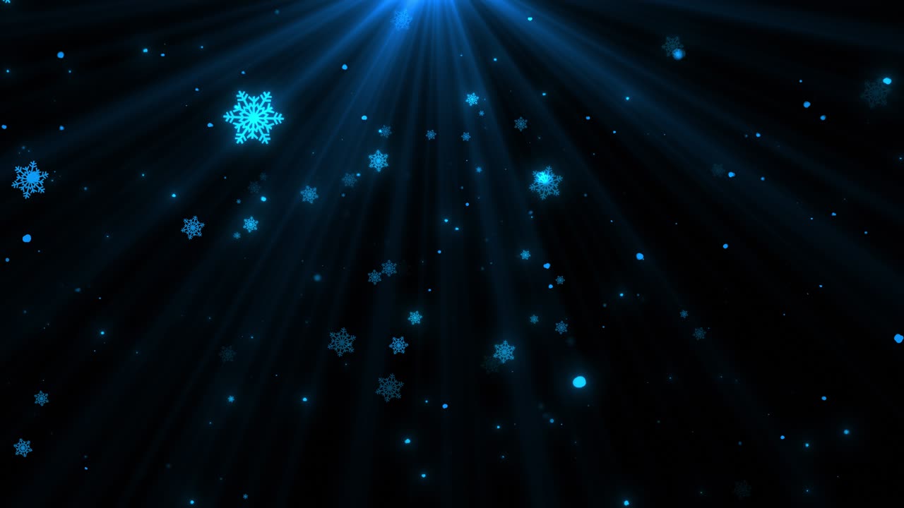 Winter white snow flake falling on black background presentation snow and snowflakes snowfall