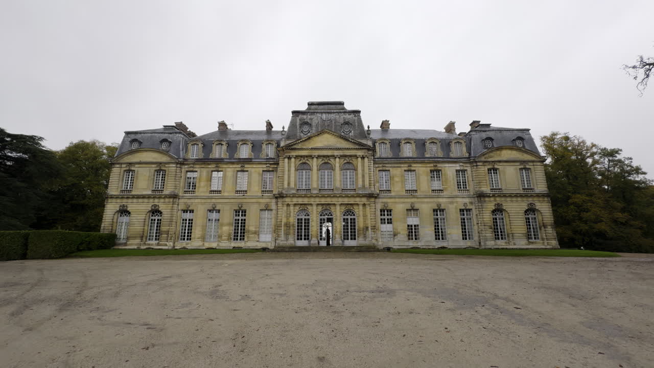 Exterior of a grand French Chateau