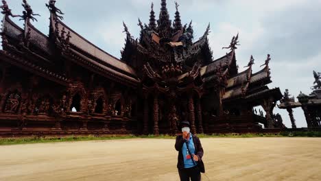 the largest wooden castle in the world and explained by a girl