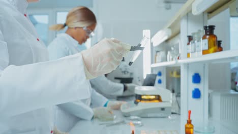 scientists in a laboratory conducting experiments