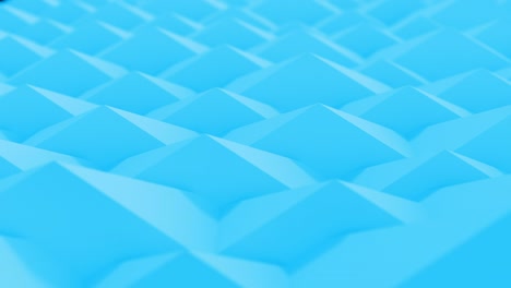 un conjunto abstracto en 3d de diferentes colores forma el fondo de la pirámide.