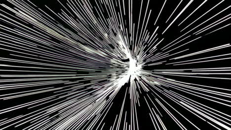 abstract radial burst art