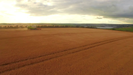 Animation-of-combine-harvester-on-field