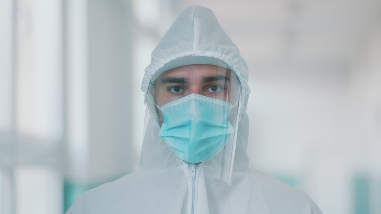 Healthcare worker in full PPE