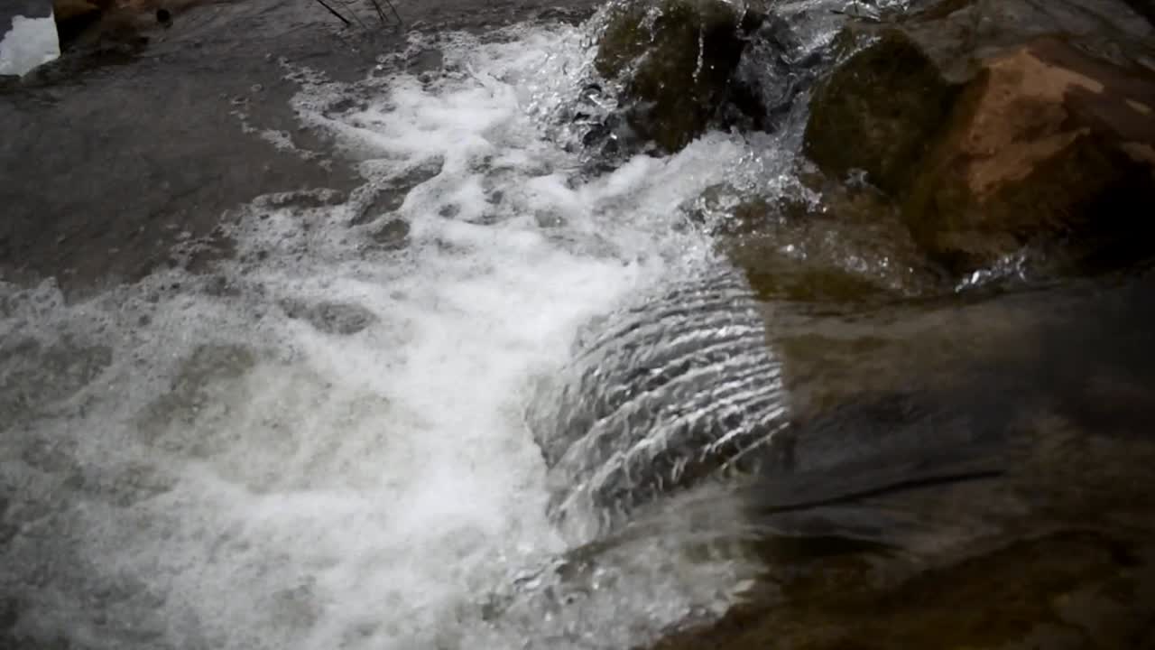 Rapidly Flowing Streams On Rocky River During Daytime