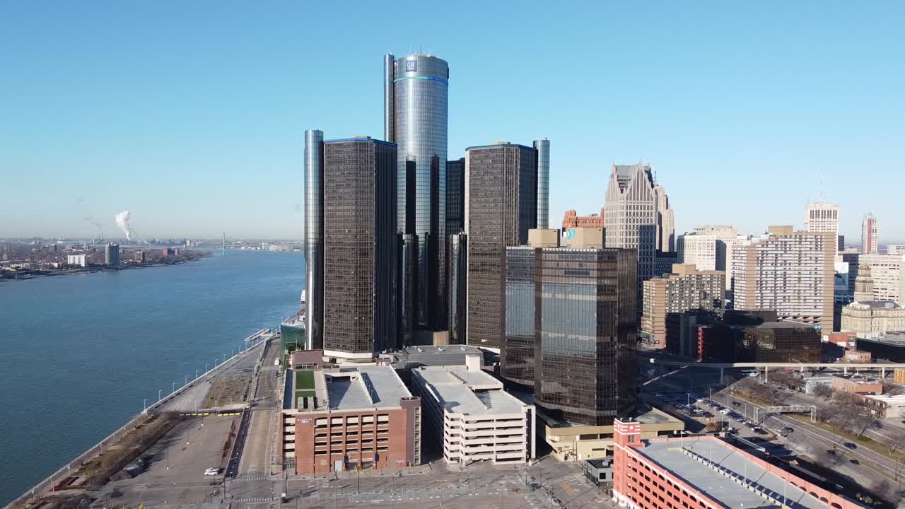 detroit y su río desde windsor ontario