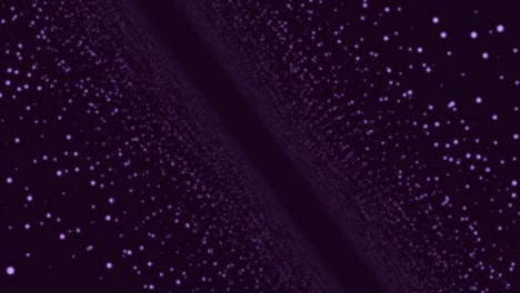 abstract purple dot tunnel