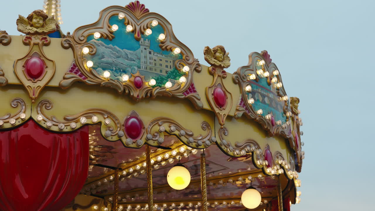 Ornate Carousel with Decorative Details