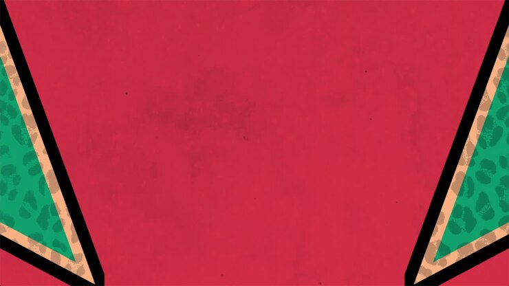 Movimento astratto di fulmini verdi su sfondo grunge rosso
