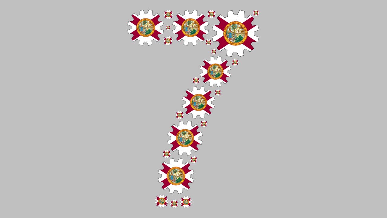 el número siete de florida.