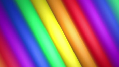 animación de rayas y colores del arco iris que se mueven en un bucle sin costuras