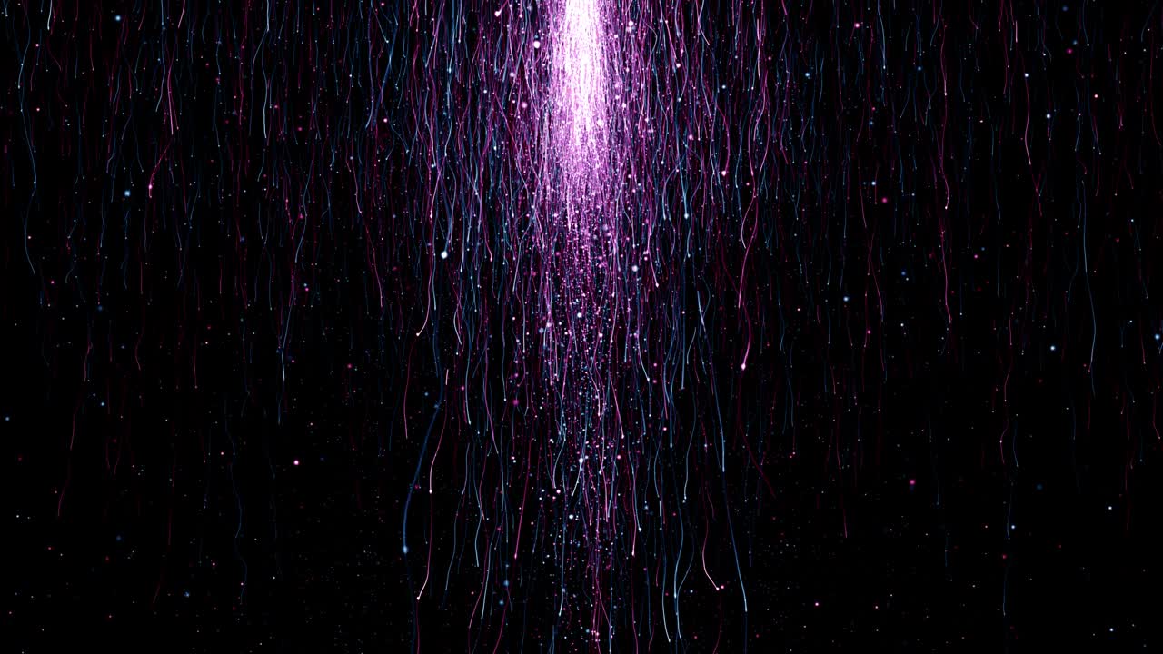 파란색 분홍색 입자 이벤트 게임 트레일러 제목 영화 콘서트 무대 배경 루프