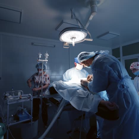 shot in the operating room