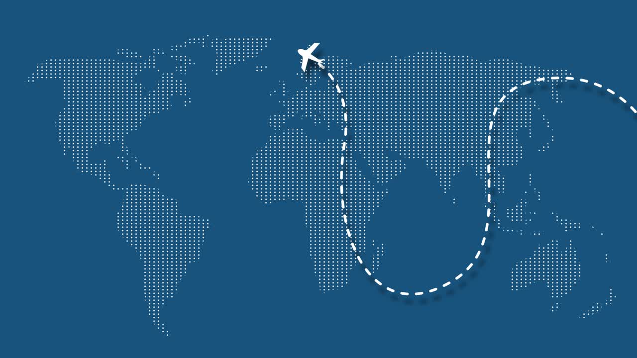 Animation of the plane.
