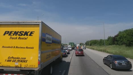 traffic on the highway