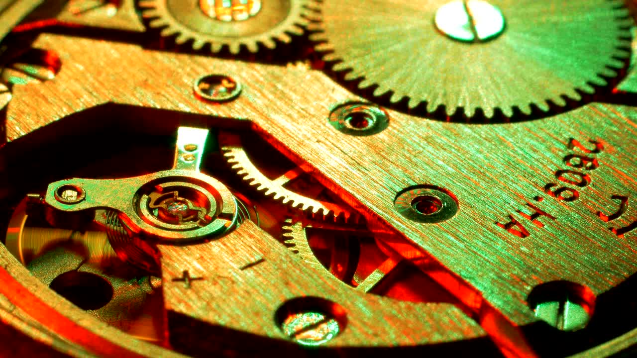 Watch Mechanism Close Up