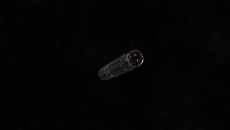 orbital weapons platform traveling through space