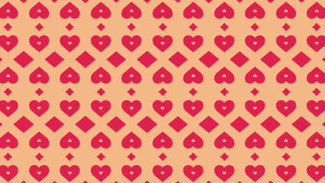 4k heart abstract seamless loop background.