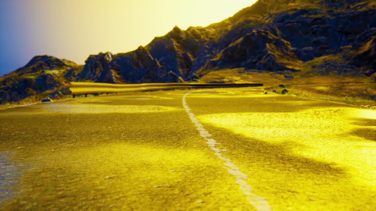 대서양 과 도로 의 파노라마 전망