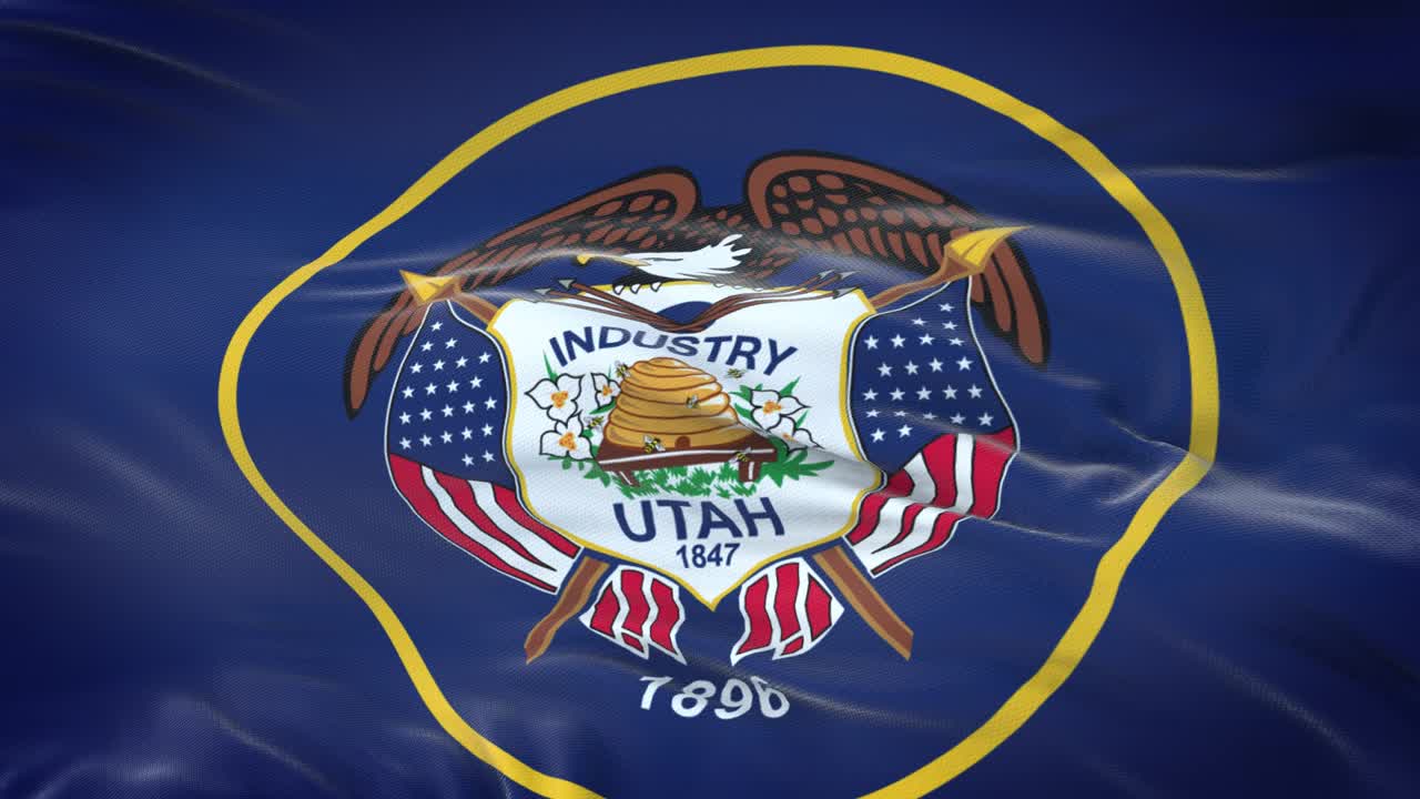 유타 (미국 주) 발은 매우 상세한 직물 질감으로 바람에 흔들리고 있습니다.