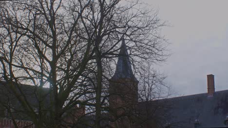 rock-stone-castle-palace-view-in-Netherlands-Holland-Dutch-yard-with-traditional-medieval-architecture