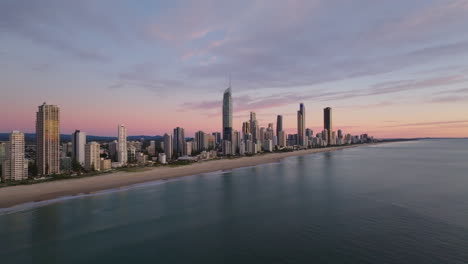 Amanecer,-Drone,-4k,-Paraíso-De-Los-Surfistas