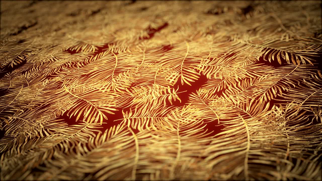 손으로 그린 수채화 열대 잎과 함께 추상적인 배경.