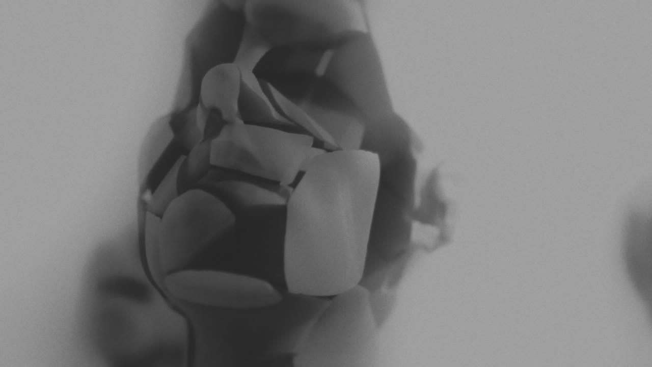 Broken mannequin head shells in xray